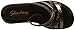 Skechers Women's Cali Rumblers-Social Butterfly Wedge Sandal, Bronze Rhinestone, 7 M US