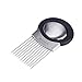 Lifewit Stainless Steel Onion Holder Slicer Chopper Gadget Vegetable Potato Holder & Stainless Steel Soap Odor Remover