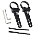 1.5'' Tube Clamps Mounting Brackets ADTOPI Adjustable Roll Cage Bull Bar Clip Holder Kit LED Light Bar Mounts for Offroad Truck ATV SUV, 2pcs (1.5 inch)