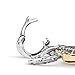American West Sterling Silver & Brass Fritz Casuse Bumblebee Pendant Enhancer