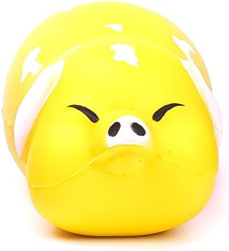 Skedee Soft Slow Rising Squishies Stress Reducer and Anxiety Relief Toys Autism Children Toy Yellow Pig