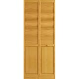 Classic Louver/Panel Bifold, Golden Oak, 30" x