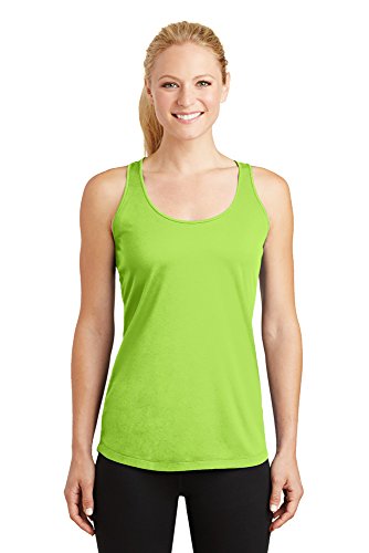 Opna Racerback Tank Tops for Women Moisture Wicking Workout Shirt Sizes XS-4XL LIME-2XL - Thumbnail 2