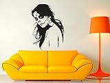 Wall Decal Vinyl Sticker Decals Art Decor Design Sugar Skull Tattoo girl Face Makeup Pattern Damask Salon Studio Bedroom Gift Dorm (r1055)