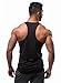 Dri Fit Microfiber Bodybuilding Stringer Tank Top Y-Back Racerback, X-Large, Black