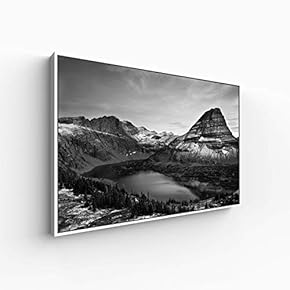Canvas Wall Art for Living Room, Bedroom Monochrome Landscape Framed Canvas Prints for Home Decoration Ready to Hang - 16x24 inches