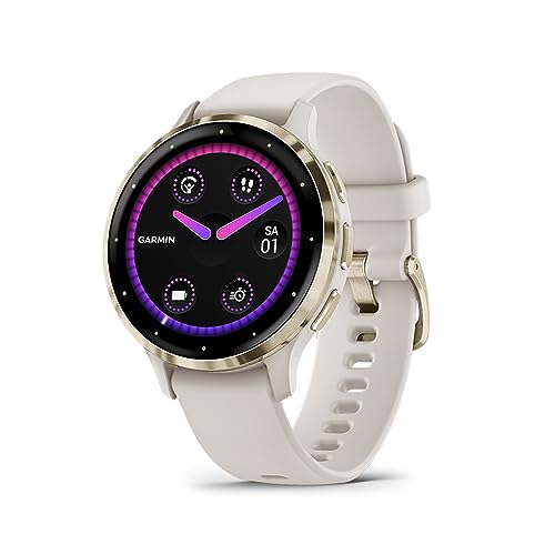 Garmin Venu 3S 41mm – Fitness-Smartwatch, 1,2" AMOLED-Touchdisplay, bis zu 10 Tage Akkulaufzeit, 30+ Sport-Apps, Bluetooth Telefonie und Sprachassistenz, Music, GarminPay, Rollstuhlmodus
