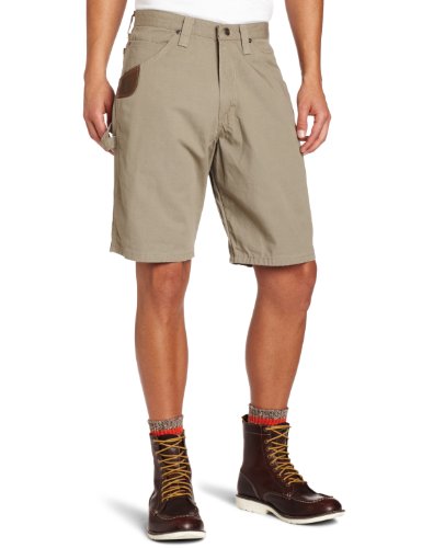 RIGGS WORKWEAR by Wrangler Men's Carpenter Short, Dark Khaki, 38