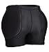 YIANNA Womens Tummy Control Panty Underwear Pads Butt Lifter Shaper Fake Butt, A1117-Black-XL