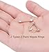 Masedy 2 Pairs 14G 316L Stainless Steel Nipplerings Nipple Tongue Rings Barball CZ Body Piercing Rose Gold