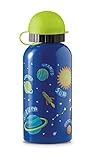 Crocodile Creek Kids Eco Solar System Stainless Steel Drinking Water Bottle, Blue, 7