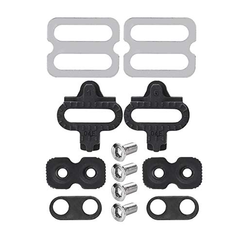 image for SolUptanisu Bicycle Pedals Cleats Kit Mountain Bike Cleats Pedal Locki