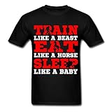 Spreadshirt Men's Train Like a Beast T-Shirt