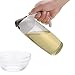 OuYaTong Olive Oil Dispenser Glass Bottle,17oz Leakproof Cooking Oil Storage Container With Automatic ON/OFF Cap,Non-Drip Pour Spout,Non-Slip Handle,Perfects for Kitchen and BBQ (Grey)