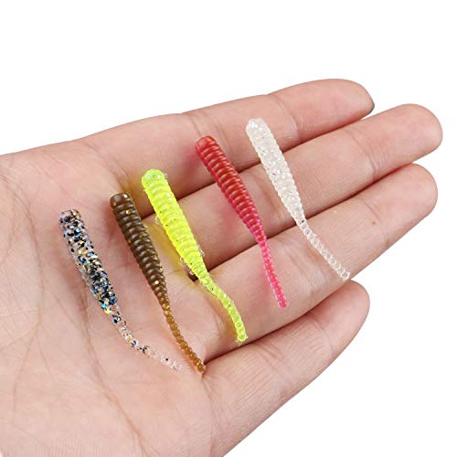 image for RUNCL Anchor Box - Straight Tail Worms, Swimbaits, Soft Fishing Lures 