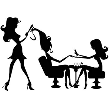 Us 21 83 16 Off Nail Salon Art Vinyl Wall Decal Sexy Girl Hands Nail Polish Mural Wall Sticker Nail Shop Window Glass Sticker Decoration In Wall