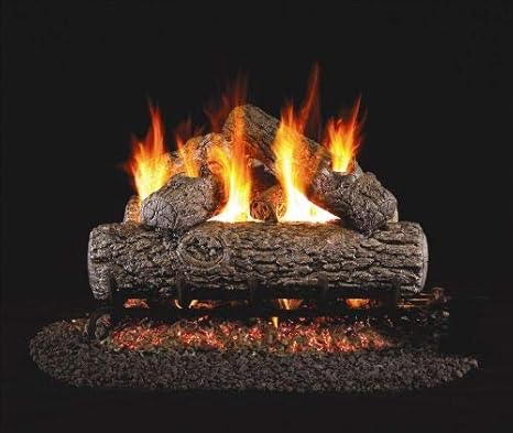 Amazon Com Rh Peterson Co Standard Golden Oak Gas Logs 18 Inch