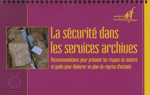 La  sécurité dans les services archives