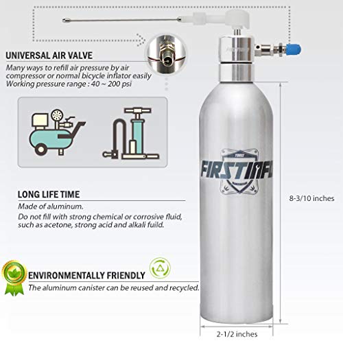 2 FIRSTINFO+Aluminum+Pneumatic+Refillable+Pressure