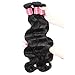Allove Hair Brazilian Body Wave 3bundles With 4x4 Lace Closure Free Part Unprocessed Human Hair Body Wave Bundles Natural Color(18 20 22+16inch)