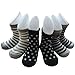 Baby 6 Pairs Assorted Non Skid Ankle Cotton Socks Baby Walker Boys Girls Toddler Anti Slip Stretch Knit Stripes Star Footsocks Sneakers Crew Socks with Grip for 1-3 Years