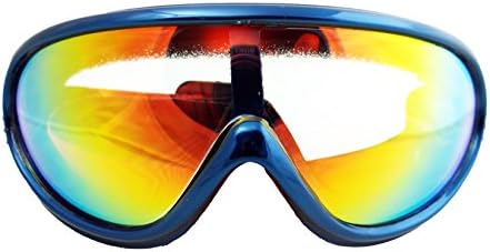 Moto Gear Children's Polarized Ski and Snowboard Goggles with Headstrap (Blue)