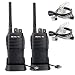 Retevis RT21 Two Way Radio Rechargeable USB Charging UHF FRS CTCSS/DCS VOX Scan Squelch Walkie Talkies with Covert Air Acoustic Earpiece(2 Pack) primary