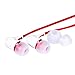 GranVela Mrice E300 In-Ear Earbuds Headphones with Noise-Isolating Earphones, Tangle-Free Triangle Cable and Stereo Heavy Bass -White