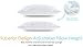 CYLEN HOME - Fully Adjustable Hypo-allergenic Shredded Memory Foam Pillow with Ultra Soft Proprietary Polyester Blend Fabric Washable Cover