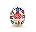 TENGA X Keith Haring for mens masturbation, Single-Use Prelubricated Stimulating Toy Party, White, 1 Count