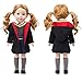 SpiderMarket 14 Inch Doll Clothes Accessories Shoes for American Girl WellieWishers Doll Clothes Camille Willa Ashlyn Kendall Emerson Doll Tenney Grant Doll Clothes (Hermione Design,Wand not Include)