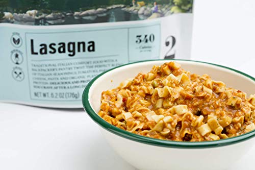 Backpacker's Pantry Lasagna, 2 Servings Per Pouch (6 Count), Freeze Dried Food, 19 Grams of Protein, Vegetarian - Thumbnail 4