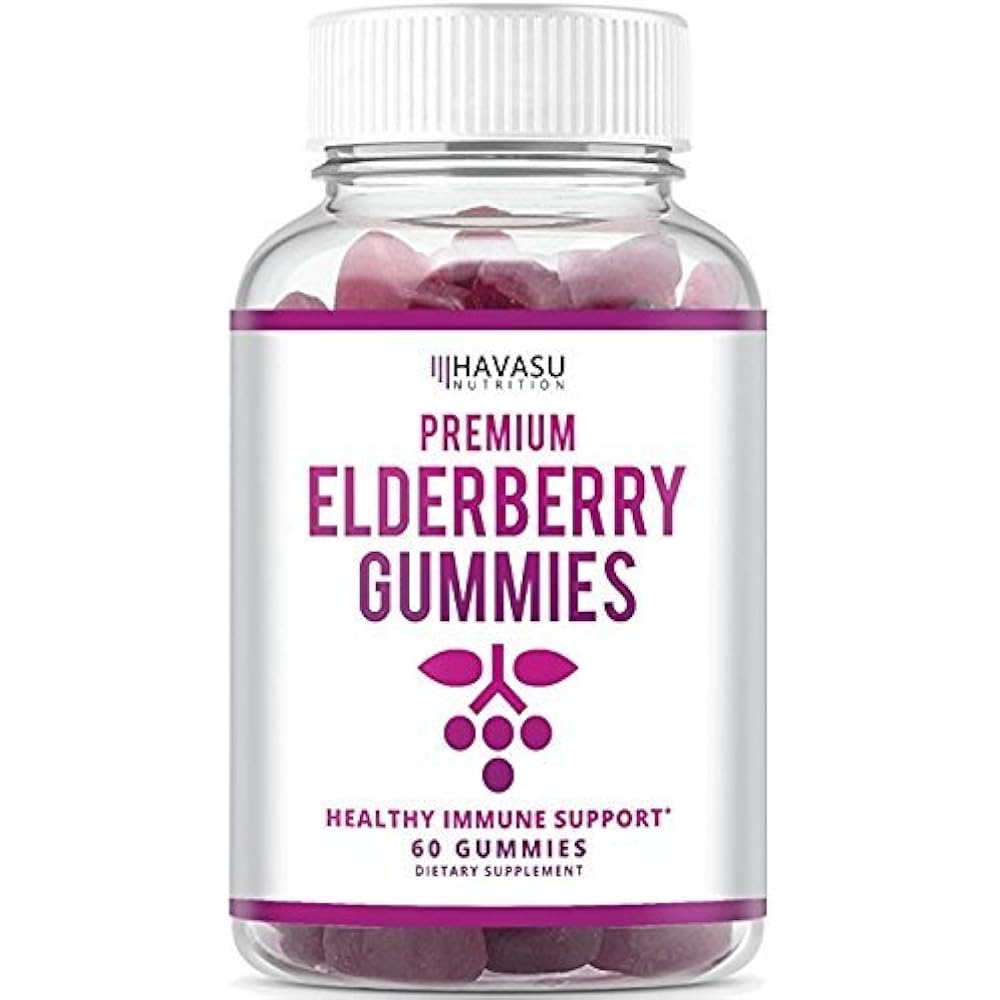 Elderberry Gummies Supports Immune System Health Made With Elderberry Gummies Supports Immune System Health Made With