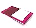 Samsill Duo 2-in-1 Document and File Organizer, 1 Inch 3 Ring Binder + 7 Pocket Accordion/Expanding File, Hot Pink