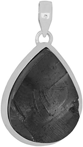 ERCE Elite Shungite Pendant drop, 925 Sterling Silver