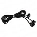 XTRONS Extra Long 6m ISO Wiring Harness for BMW Head Unit DVD with Quadlock Connection