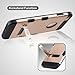 iPhone 6 Plus Case, Nagebee - iPhone 6 Plus (5.5) Design Premium Heavy Duty Defender Trooper Hybrid Phone Cover Case with Metal Stand with free Microfiber Cleaning Cloth for iPhone 6 Plus (5.5) (Trooper Hybrid Rubberized Gold/Black)