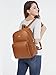 PU Leather Diaper Bag Backpack - Nappy Bag Baby Bags for Mom Unisex Maternity Diaper Bag with Stroller Hanger|Thermal Pockets|Adjustable Shoulder Straps|Water Proof| LargeCapacity (Brown)