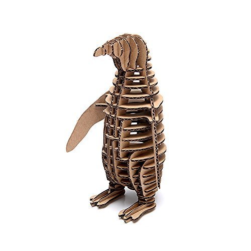 Paper Maker DIY Cardboard 3DJigsaw Puzzle Penguin Model Toys for Child