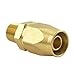 Interstate Pneumatics HRPZ26-01 3/8 Inch Reusable Hose-End Repair Fitting with 1/4 Inch NPT Male for 3/8 Inch Polyurethane Hose (HU16 Series)