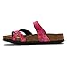 Birkenstock Womens Papillio Tabora Birko-Flor Adjustable Cork Sandal Shoe, Tropical Leaf Pink, 38