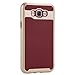 Aobiny Hard Bumper Hybrid Soft Rubber Skin Cell Phone Case Mobile Cover For Samsung Galaxy J7 (Red)