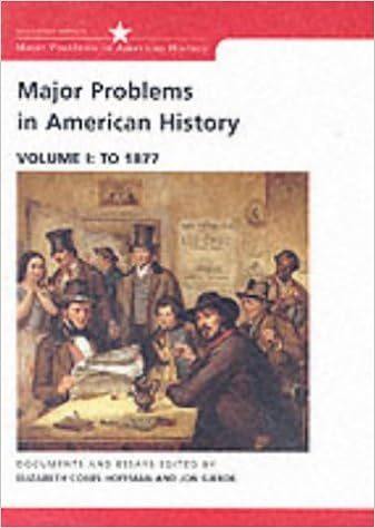 Amazoncom Major Problems In American History Documents -