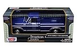 Motormax American Classics 1979 Ford F150 Pickup Truck 1/24 Scale Diecast Model Car Blue