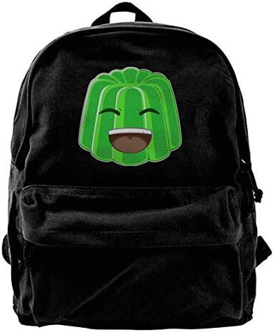 Canvas Backpack Fleece Jelly Rucksack Gym Hiking Laptop Shoulder Bag Daypack