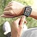 Doboli Compatible for Apple Watch Screen Protector Series 3 Series 2 38mm Case for iwatch Screen Protector Clear/Black 2 Pack