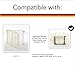 Toddleroo by North States - Superyard 2-Panel Extension: 65.5 Inch Play Yard Extension - Works with Superyard Playpens - Ivory