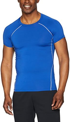 RoxZoom Men's Compression Top Base Layer T Shirts Quick Dry Compression Tees Fitness Gym Tops Athletic Tshirt