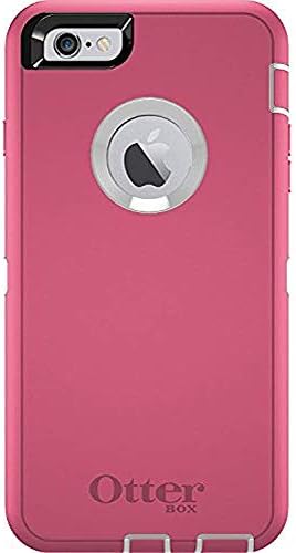 TOP SOLUTIONS OtterBox Defender Series Case for iPhone 6S and iPhone 6 and Belt Clip Holster fits OtterBox Cover - Pink (White/Hibiscus Pink)