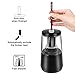 Z ZHOUHAI Electric Pencil Sharpener, Heavy Duty Battery Operated, in School Classroom Office Home Fast Sharpen Auto Stop Stable and safe (USB/AC Adapter Included) for No.2/Colored Pencils(6-8mm)